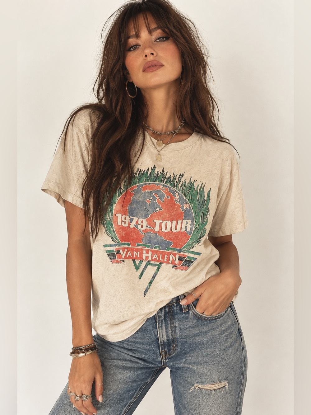 Van Halen Vintage 1979 Tour Graphic Tee | Multicolor | Size Small